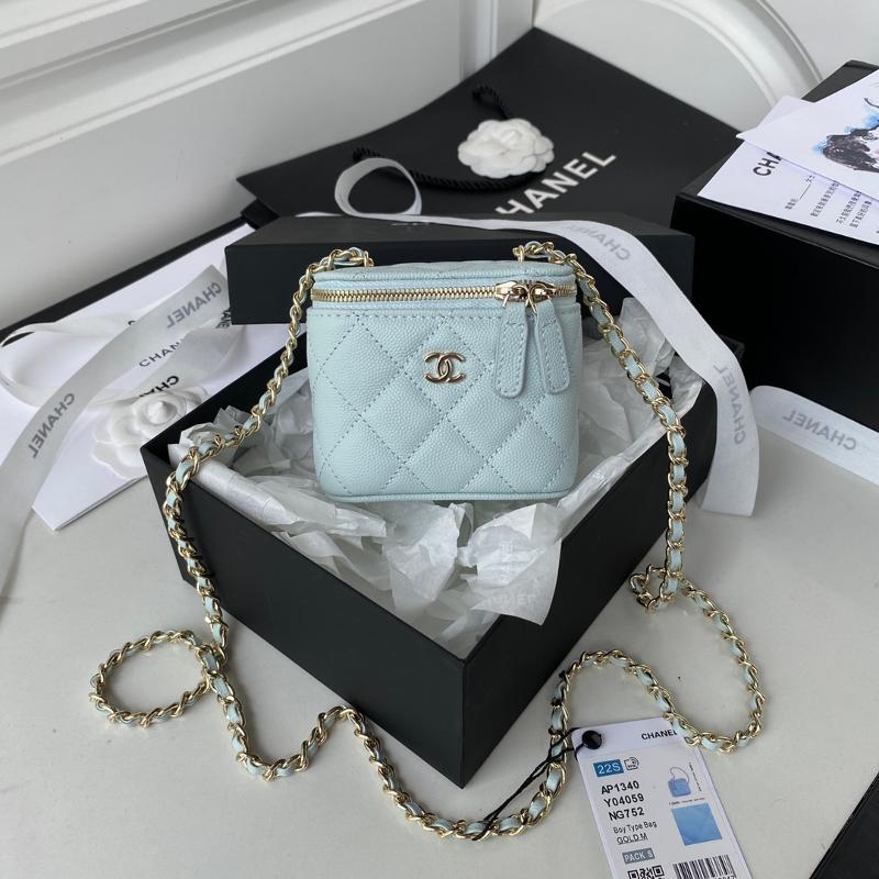 Chanel Chain Package AP1340 Spherical Light Blue